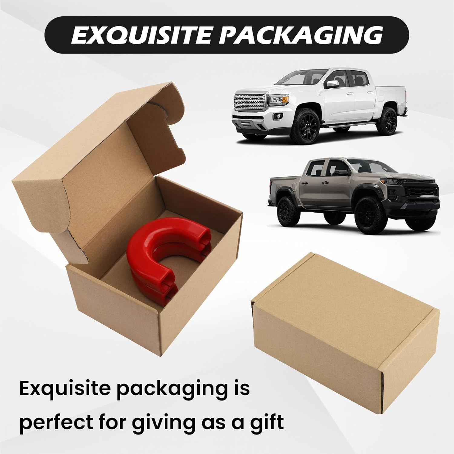 Tow Hooks Covers for Chevy Colorado Trailboss 2015-2026/GMC Canyon 2015-2022 (No