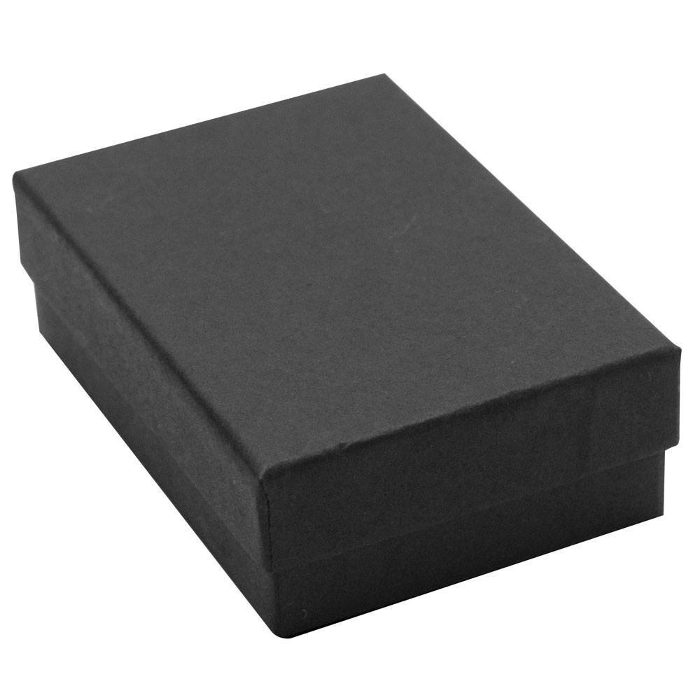 100~200~500~1000Pcs BLACK JEWELRY BOXES BLACK COTTON FILLED BOXES GIFT BOXES
