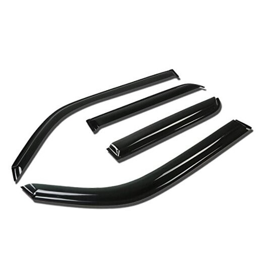 Set of 4 Tape-On Window Rain Guards Compatible with 2010-2013 4 Runner N280