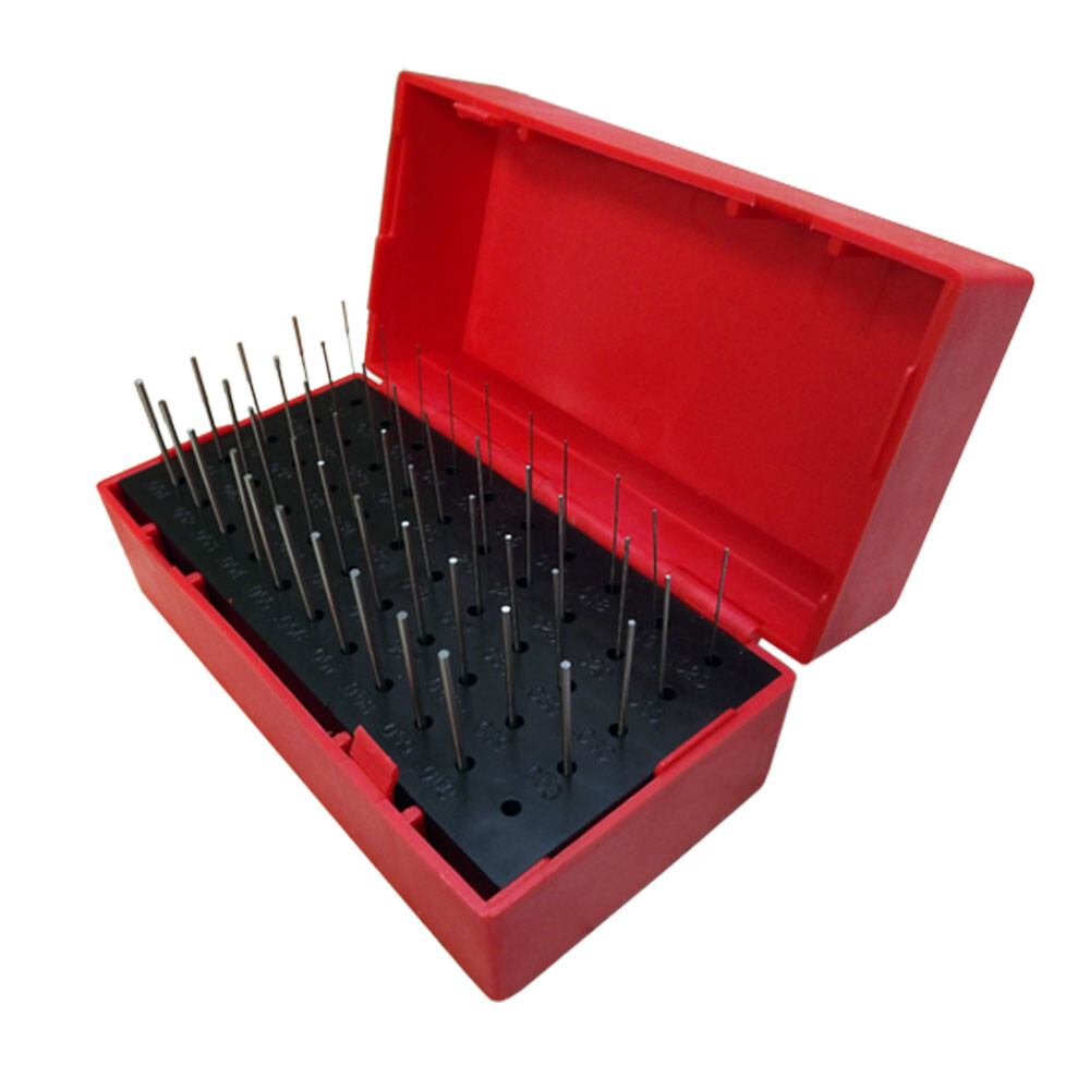 50 Pc M0011-.060'' Steel Plug Pin Gage Set PLUS Pin Gauges Metalworking