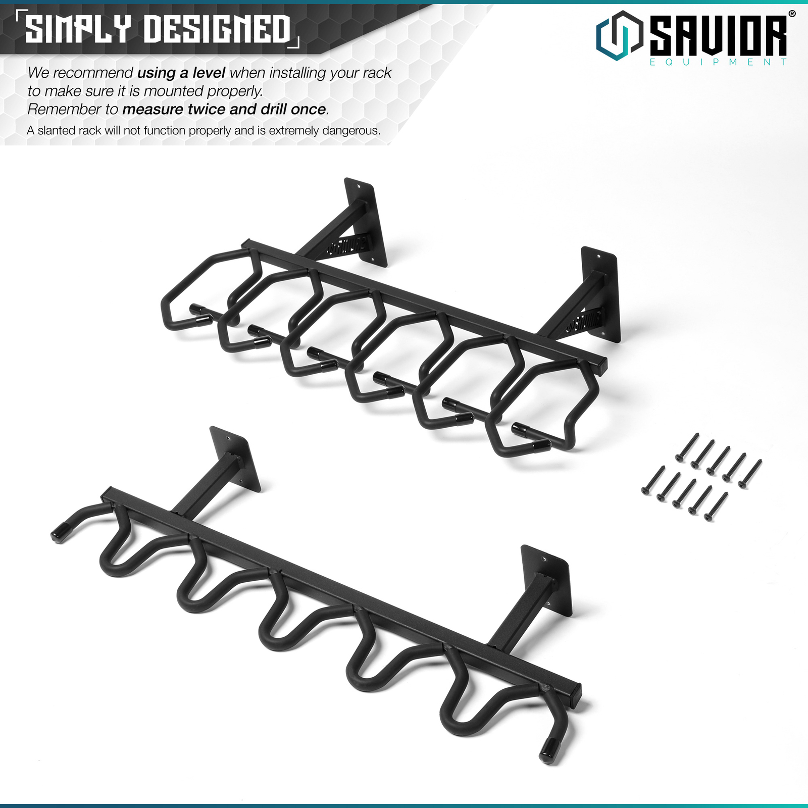 [SAVIOR]6 Gun Rifle Rack Vertical Carbine Hanger Shotgun Hook Wall Mount Display