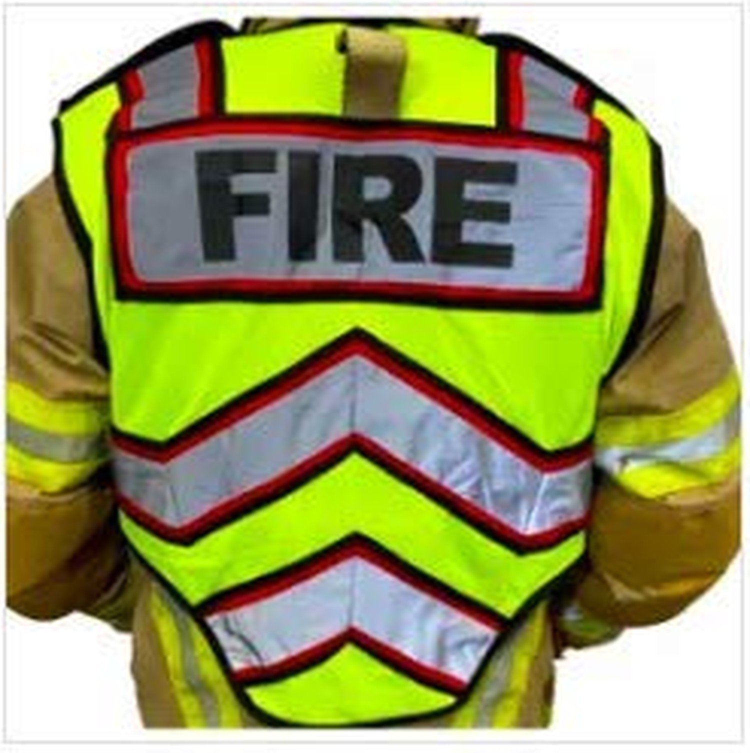FIRE NINJA - Ultrabright Safety Fire Vest | Class 2 Reflective - High Visibil...