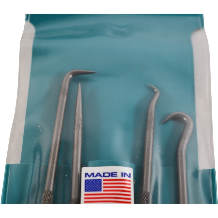 NEW Moody 4PC MAG Hand Scriber Pick Set 58-0226 Hook Straight Point