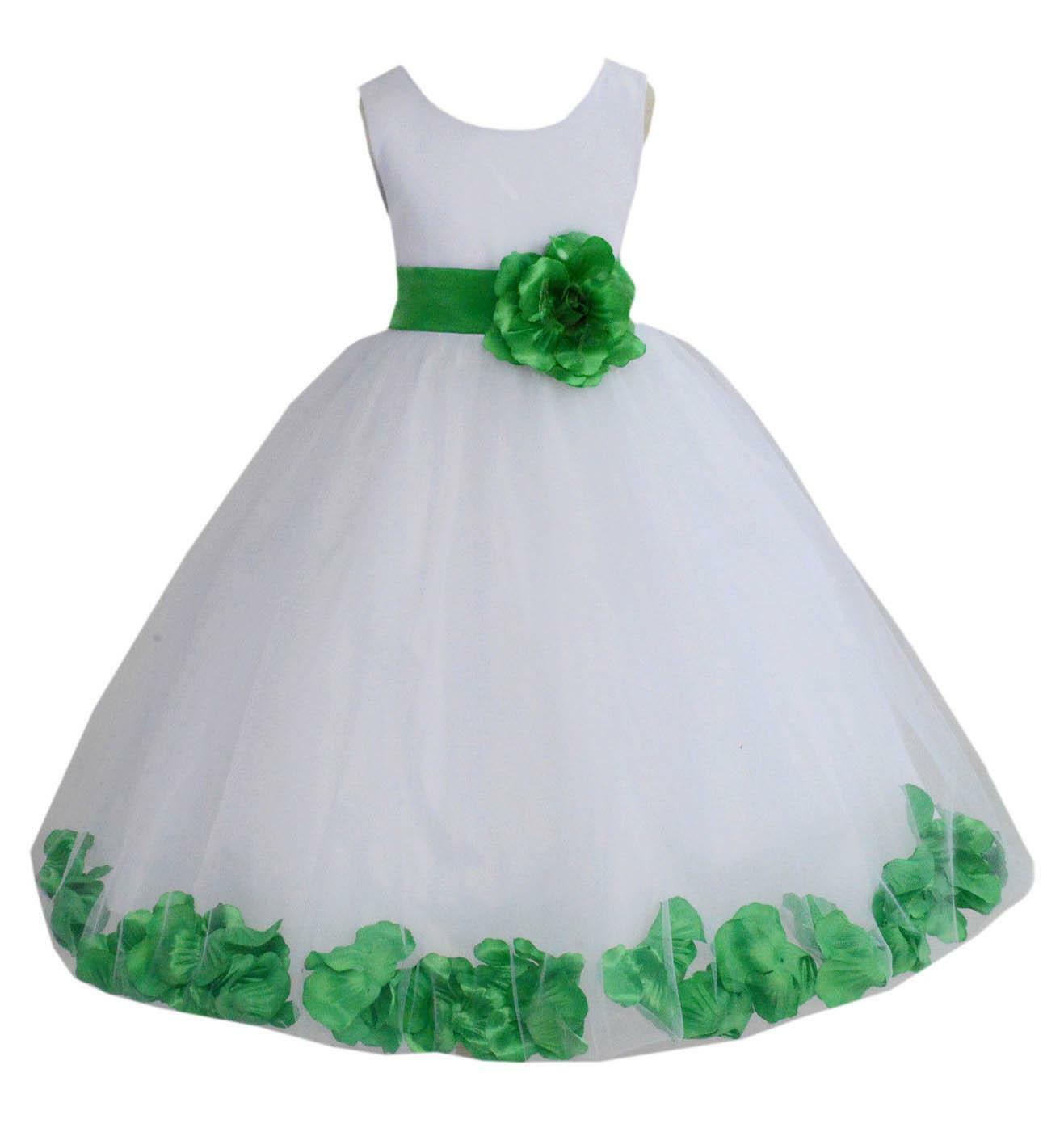 NEW FREE SHIPPING FLOWER GIRL DRESS PAGEANT BIRTHDAY HOLIDAY CHRISTMAS RECITAL