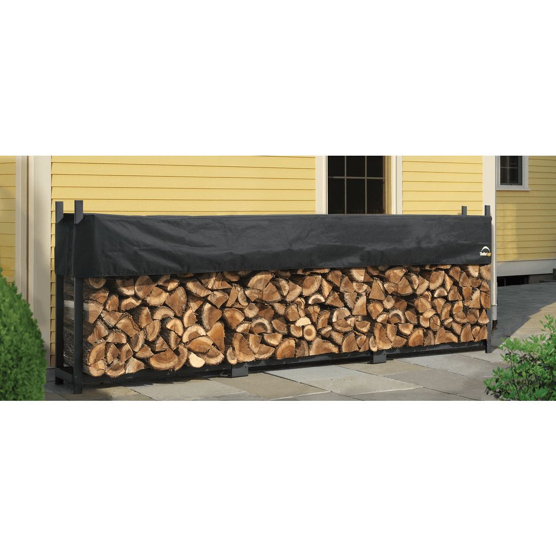 ShelterLogic Ultra Duty Firewood Rack with Cover, 12 ft.
