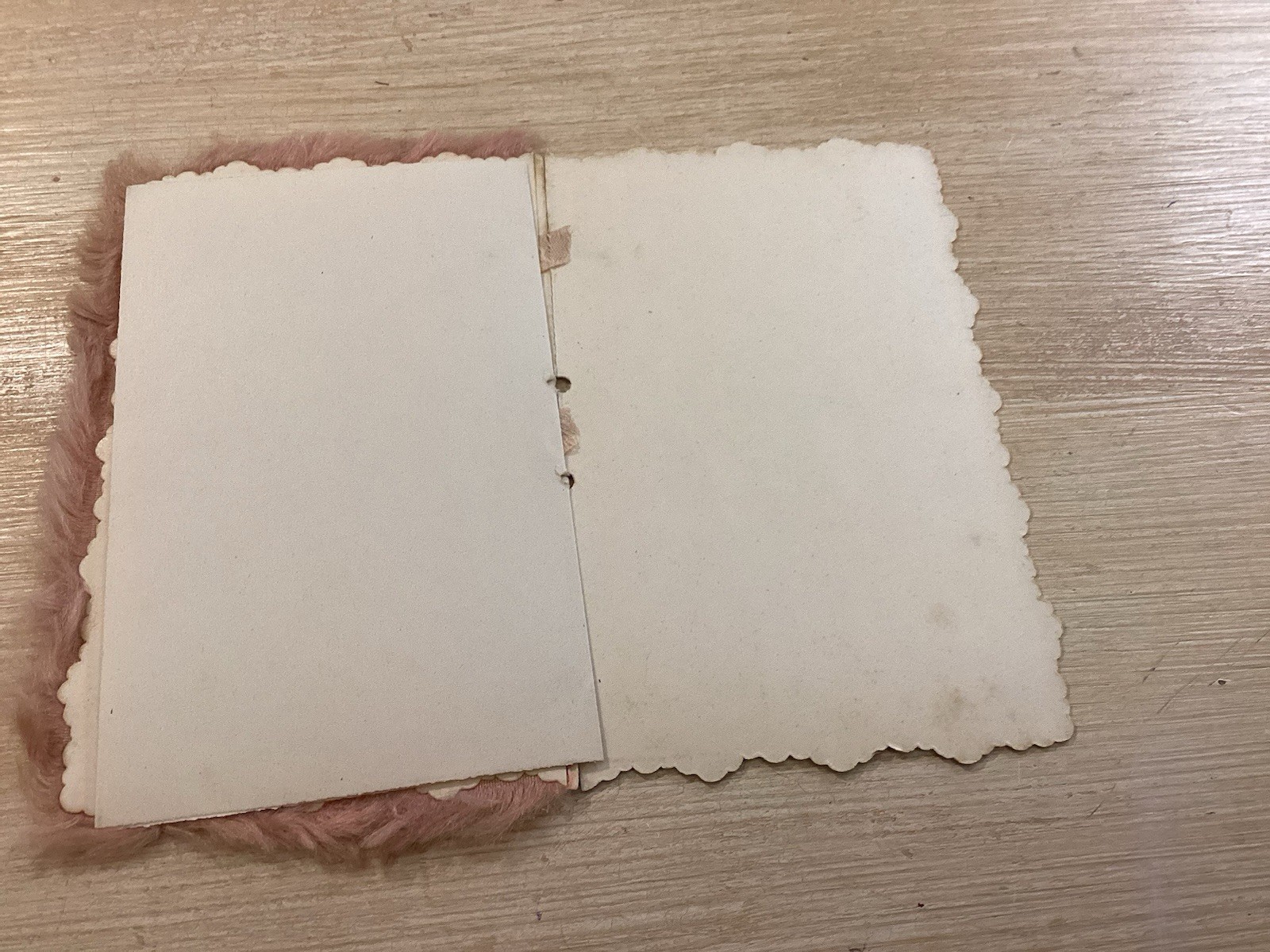 Beautiful French 1 St Communion Card Ribbon Bow Cross Glitter