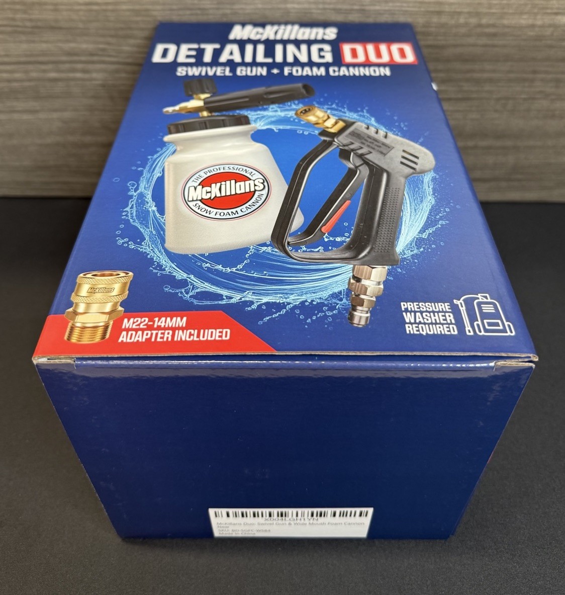 ✅McKillans Duo, Swivel Gun & Wide Mouth Foam Cannon, New📦