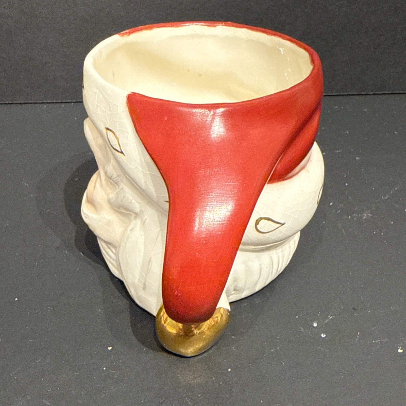 Vintage Santa Mugs Set Of 4 HH Style Made In Japan, 2.75” Tall