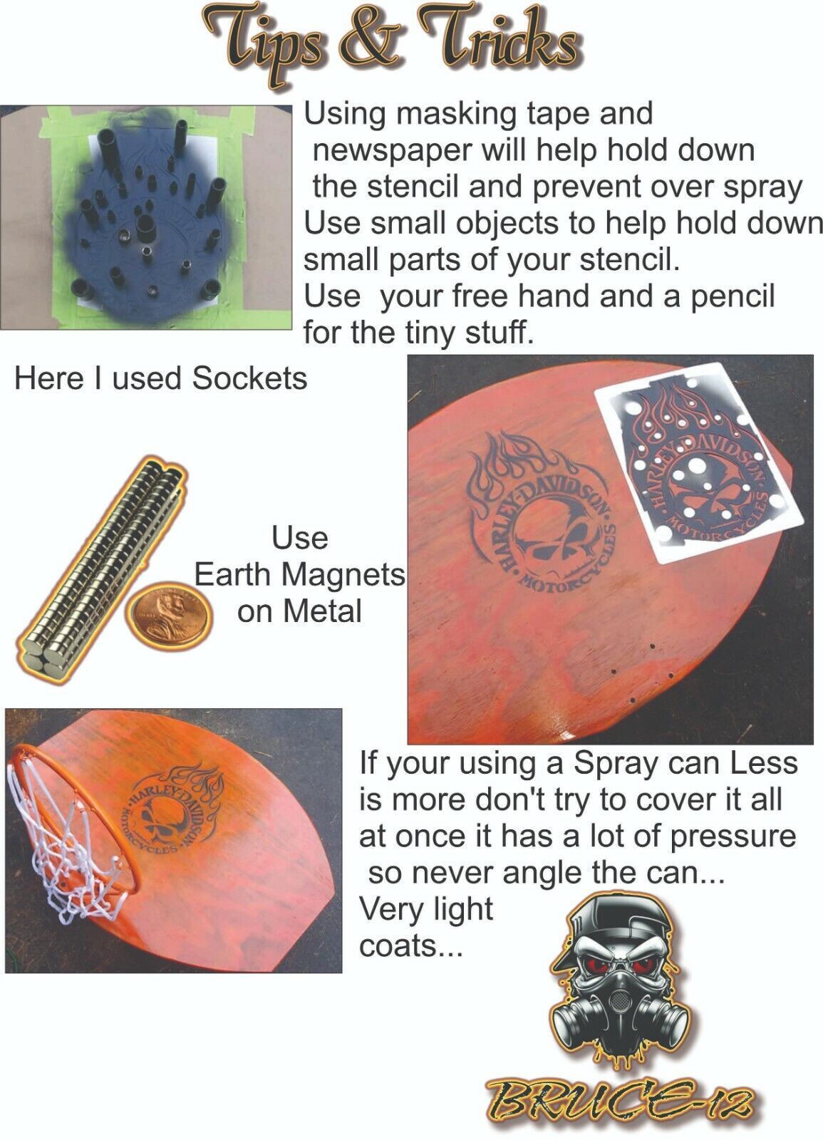 Stencil Airbrush Barrel Whiskey Whisky Bourbon 1 layer 18"