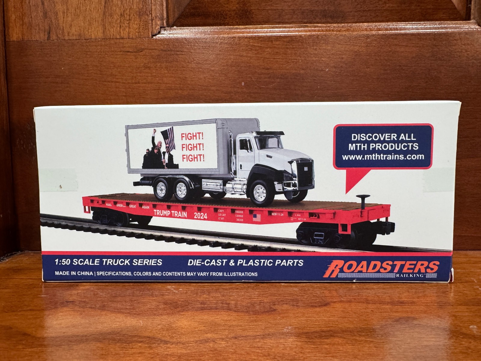 President Donald Trump "Fight, Fight, Fight" Box Truck MAGA