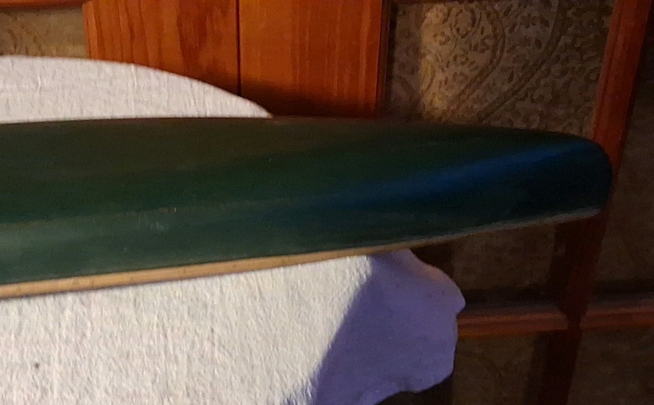 Vintage AM Wooden Large 27" Canoe Model~2 Paddles & Stand~Original Box