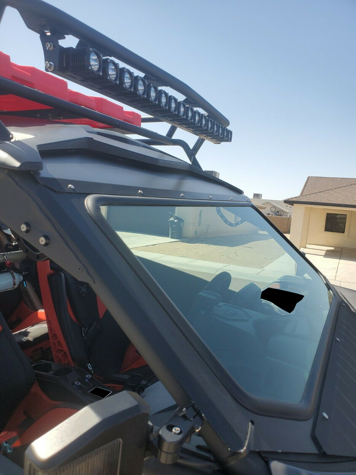 Full Glass Windshield W/O wiper For 17-23 Can-Am Maverick X3 XDS XRS- UV Protect
