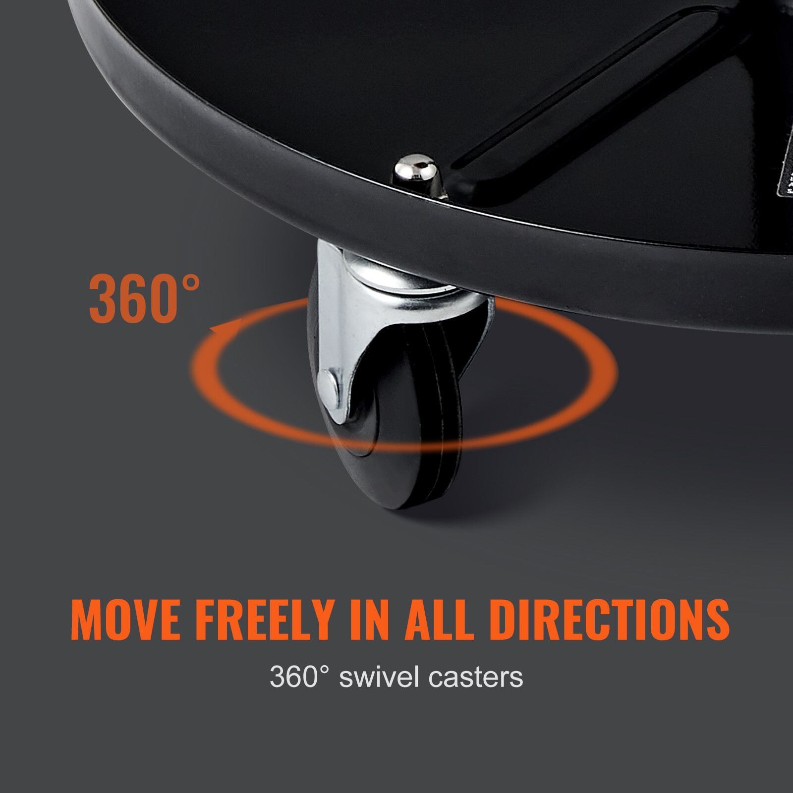 VEVOR Adjustable Mechanics Rolling Creeper Shop Stool Tool Tray for Shop Garage