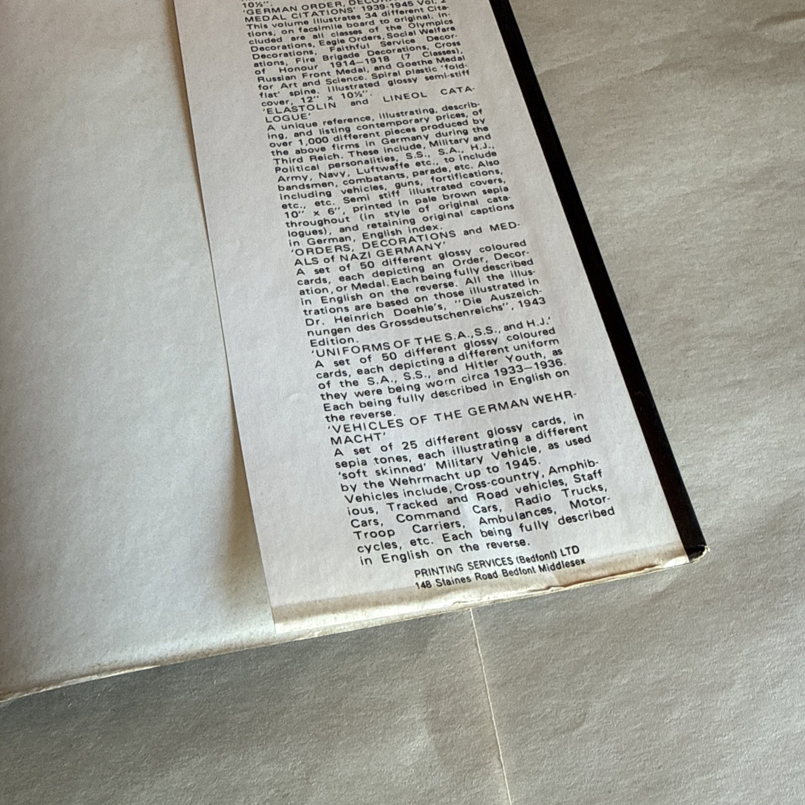 RARE SS Porcelain Allach Book by Michael J. Passmore, TLO Publications 1972 1st.