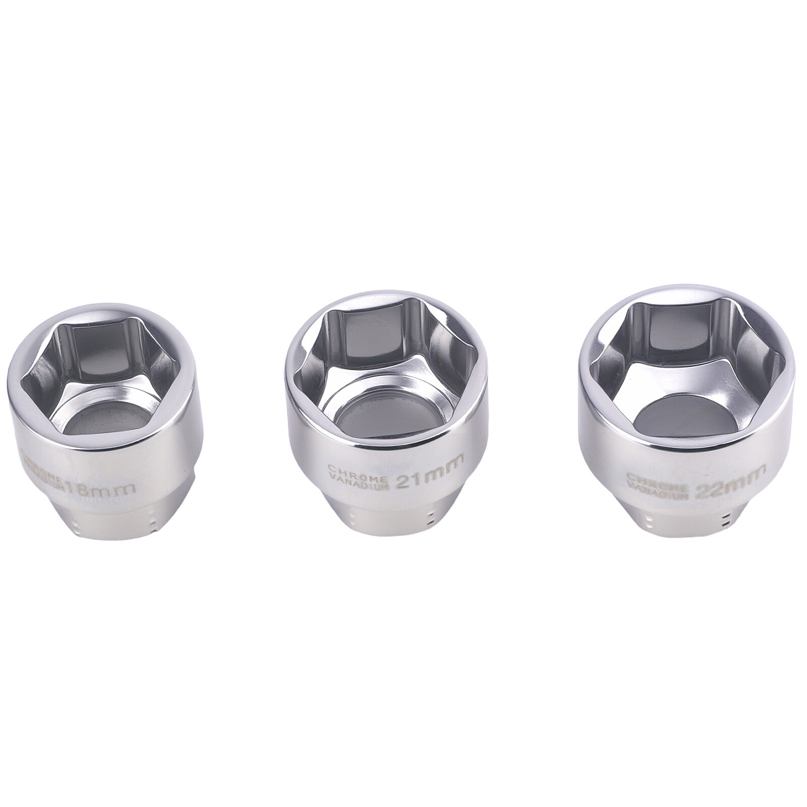 27pc Extra Long Flex Head Ratcheting Wrench Set 8-22mm 25 Sockets Steel Tools