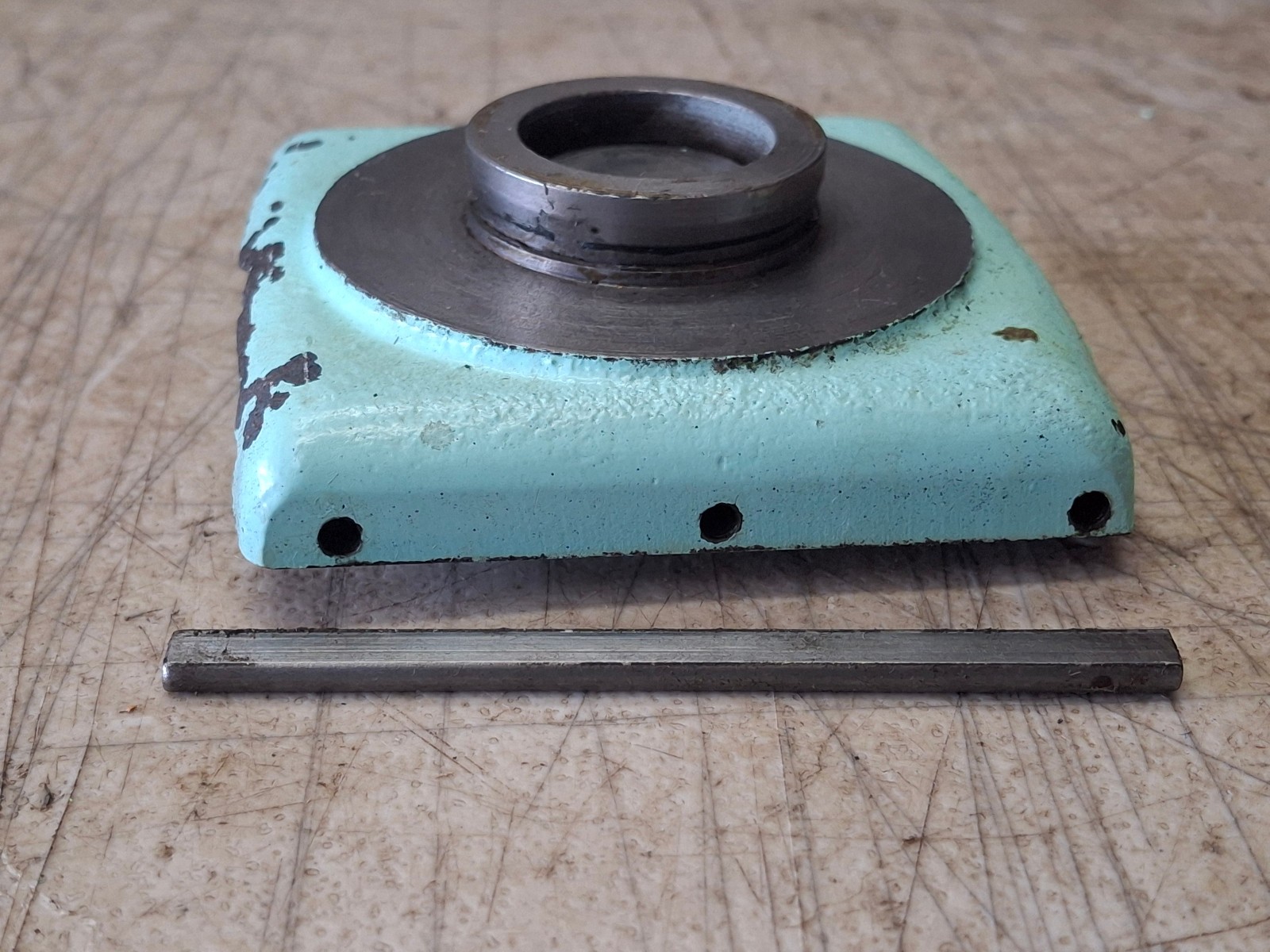 6" Lathe Atlas 618 Craftsman Compound Rest Tool Post Slide Swivel Base 3611 Gibb