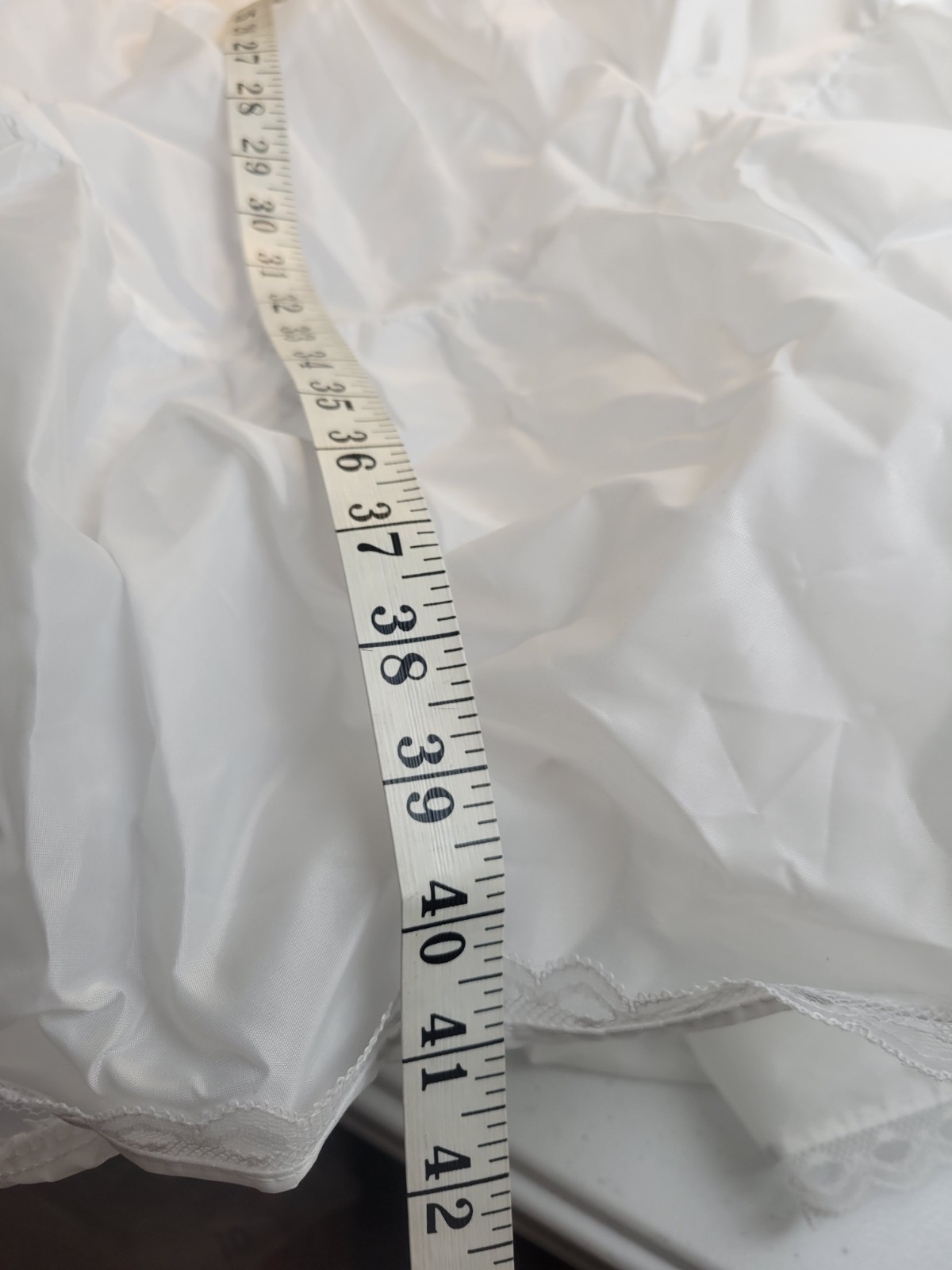 White David's Bridal Ball Gown Half Slip Wedding Skirt Petticoat Women's Size 6