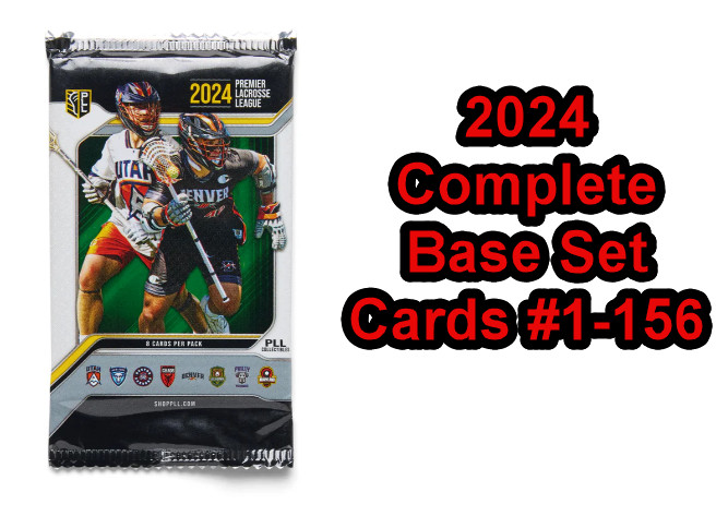 2024 PLL COMPLETE (156) Base Card Set - Premier Lacrosse League