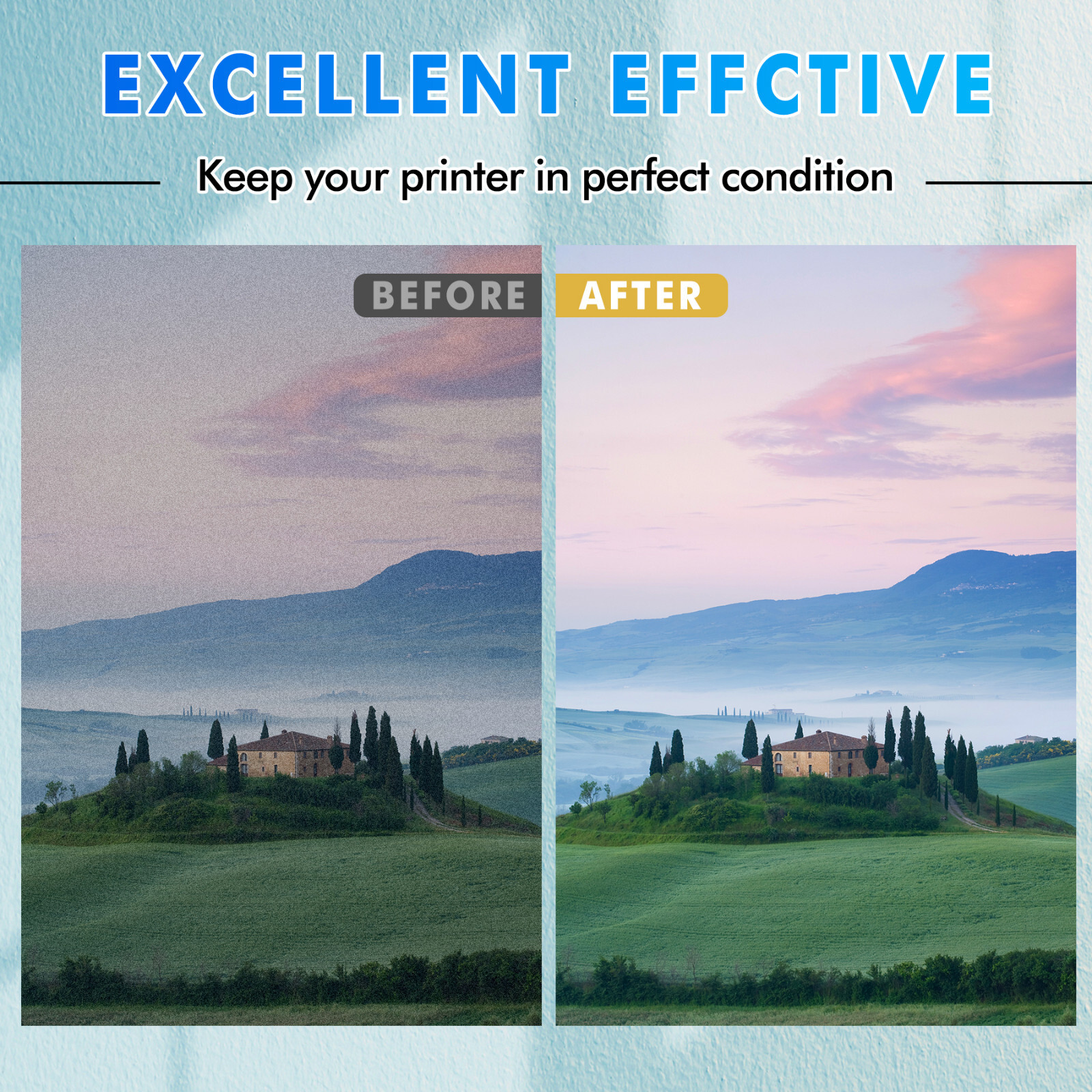 120ML Epson Printer Cleaning Kit Unblock Print Head Nozzles Clogs Cleaner Flush