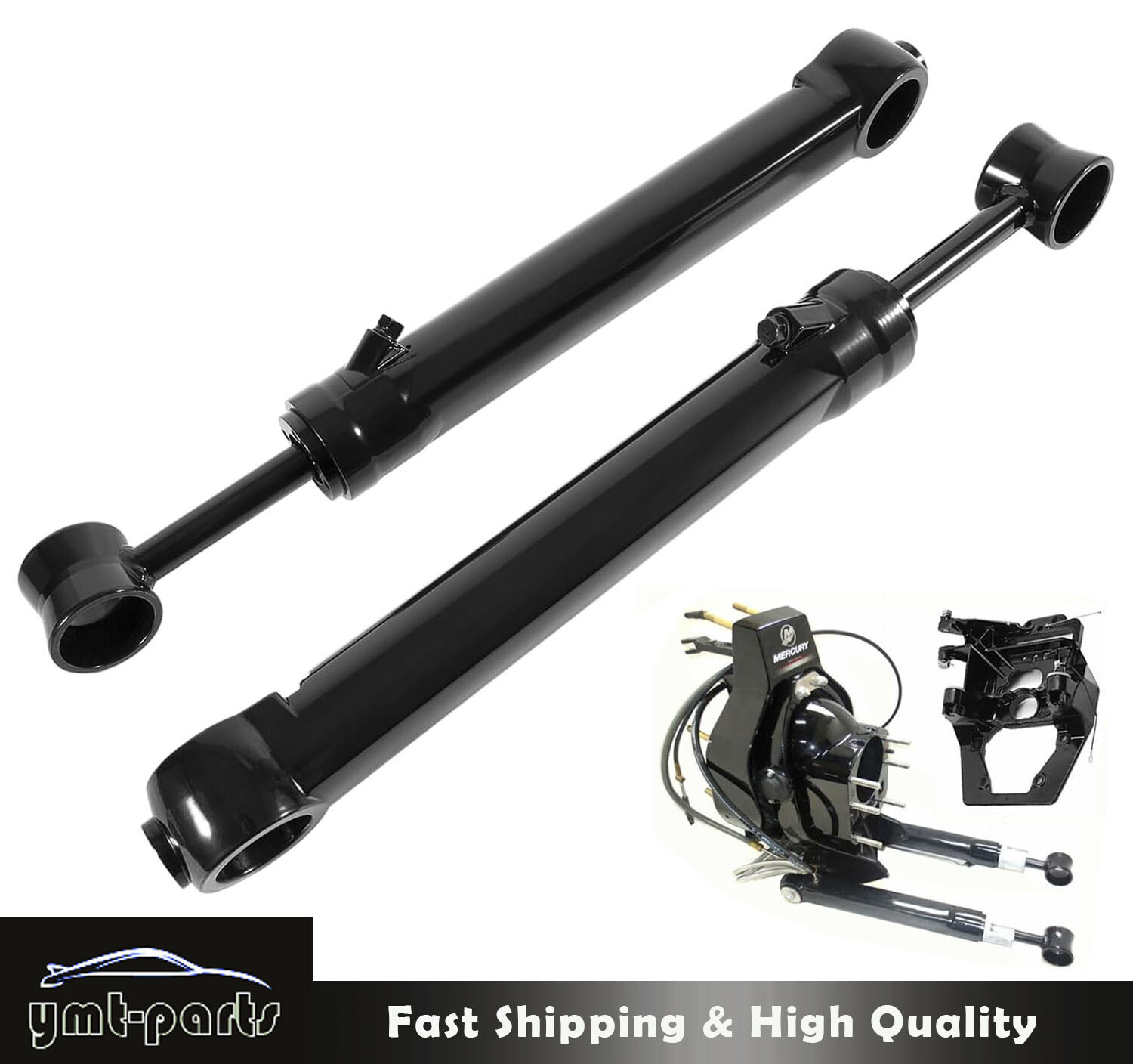 Port & Starboard Trim Tilt Ram Cylinder 98703A26, 98704A26 Fit Mercruiser Bravo