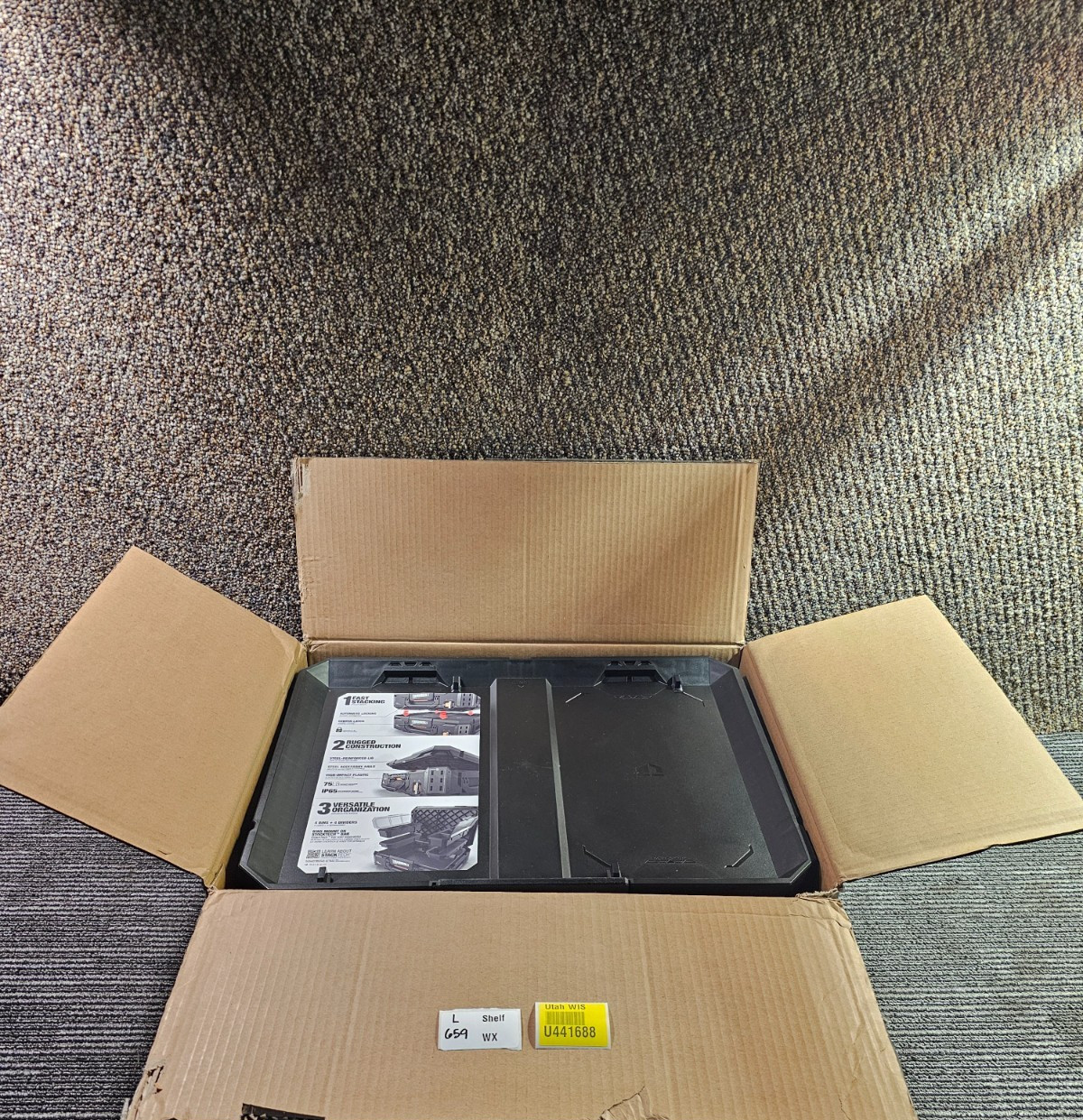 Front Runner SBOX031 Outfitters Wolf Pack Pro Cargo Storage Bin Black