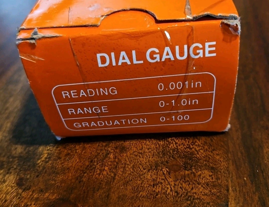 Dial Gauge Indicator 0- 1" Made in China - Graduation 0-100