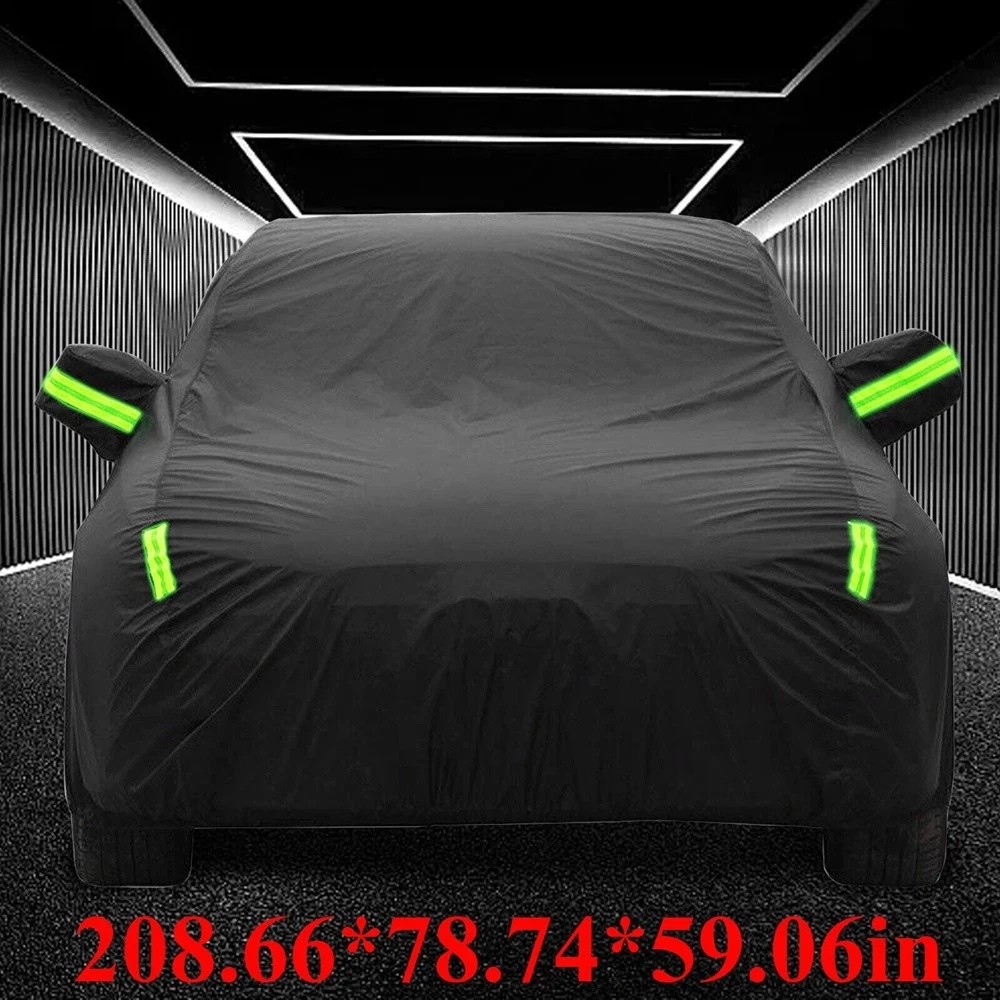 Heavy Duty Waterproof Full Car Cover All Weather Protection Outdoor Dustproof US