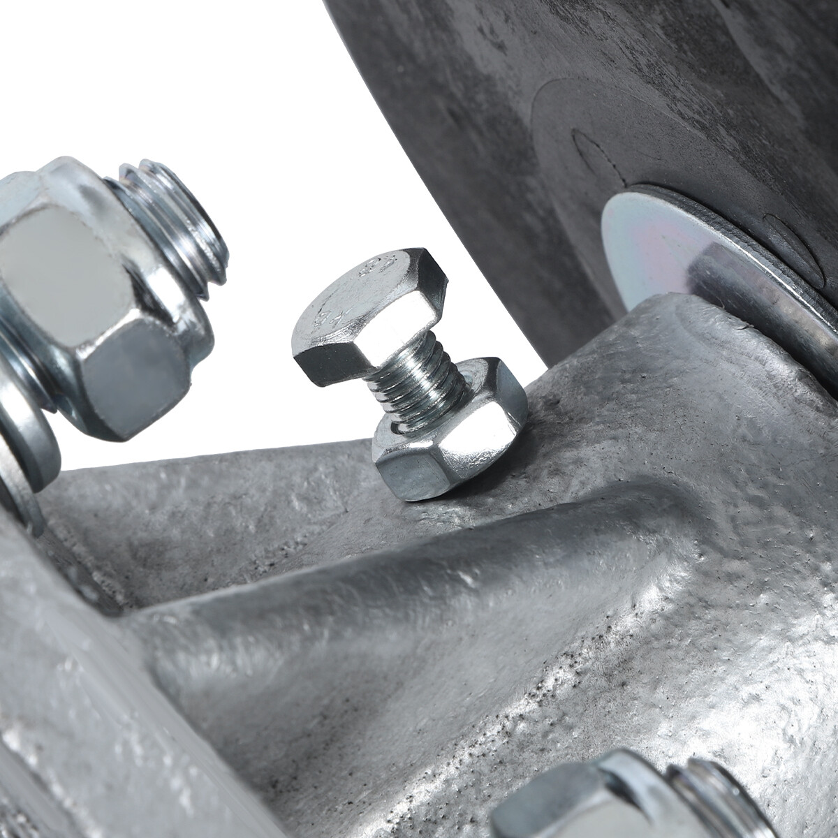 4" Square Post x 2" Square Gate Frame Premium Nylon Cantilever Roller Assembly