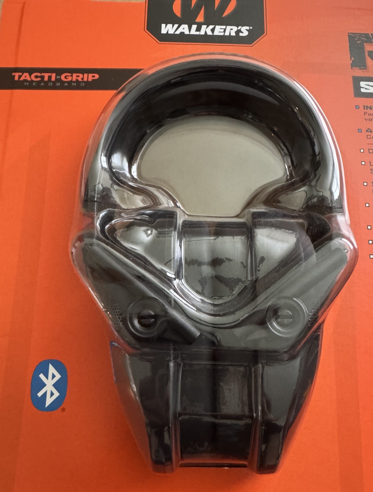 Walker's Razor Quad Bluetooth Tacti-Grip Slim Digital Muff Ear Protection | NEW