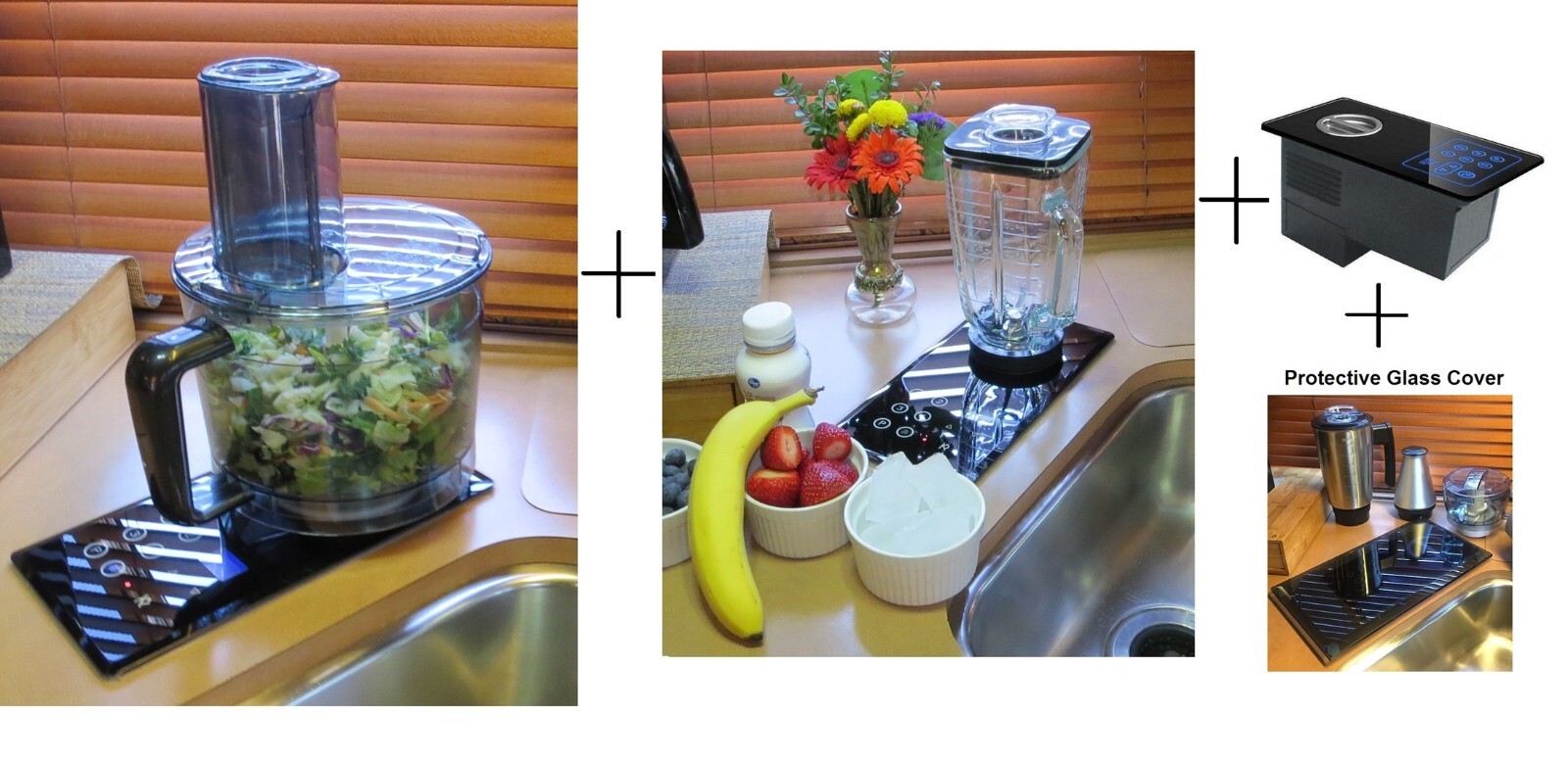 In-Built in-counter blender & food processor (Food Center) 1000W Drop in Motor