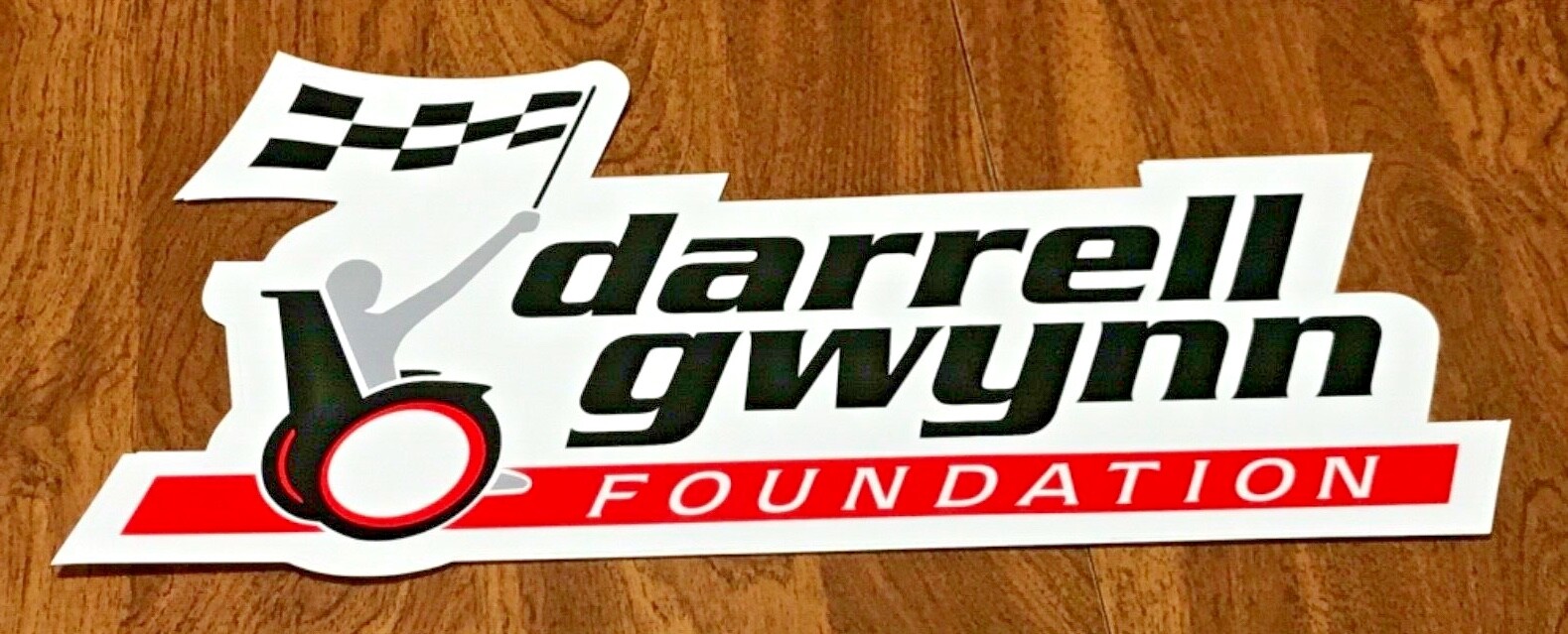 DARRELL GWYNN FOUNDATION RACE FOR CHARITIES 2011 DECAL STICKER 11” X 5” NEW