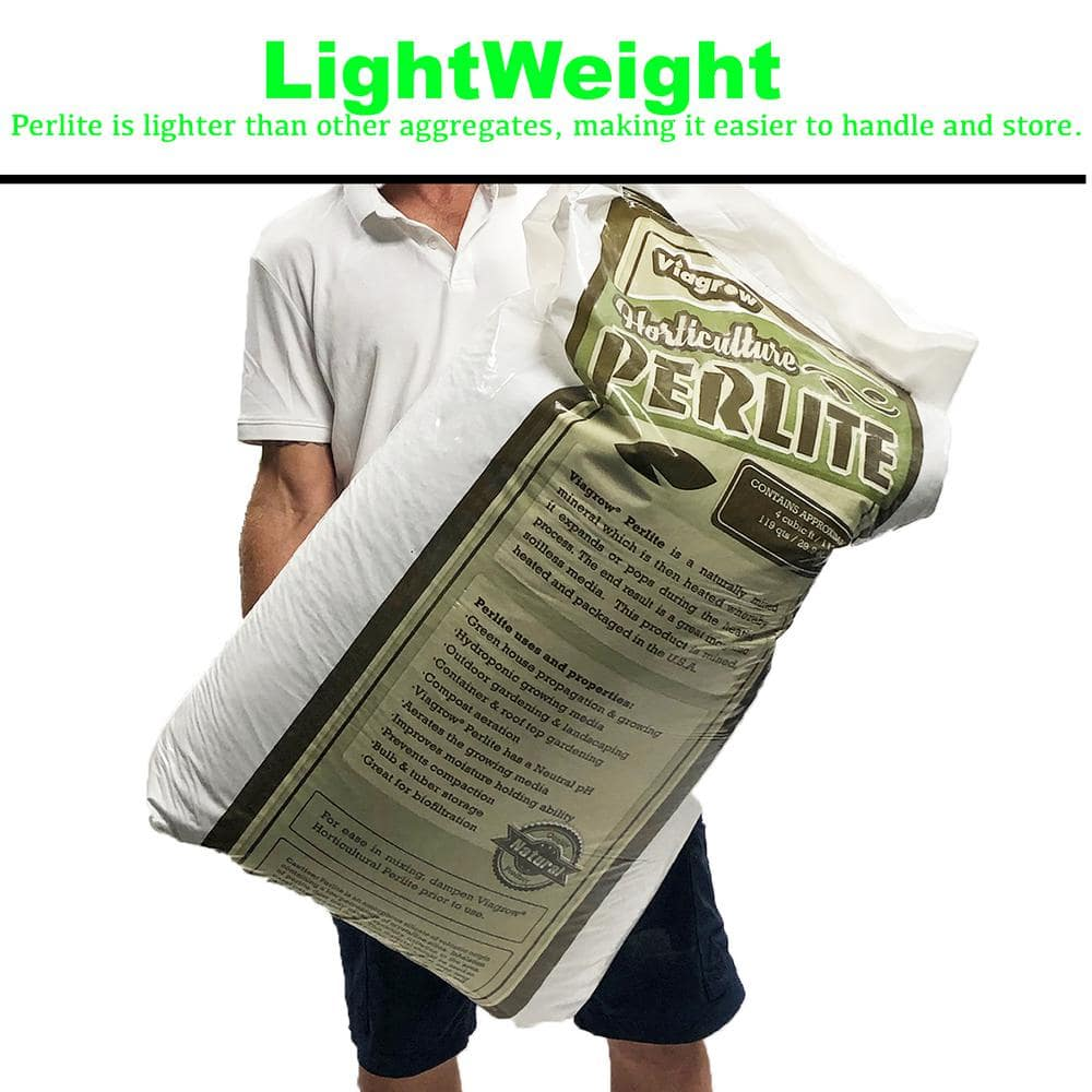 New 4 Cu. Ft. Perlite Gardening Greenhouse Growing Media Compost Aeration