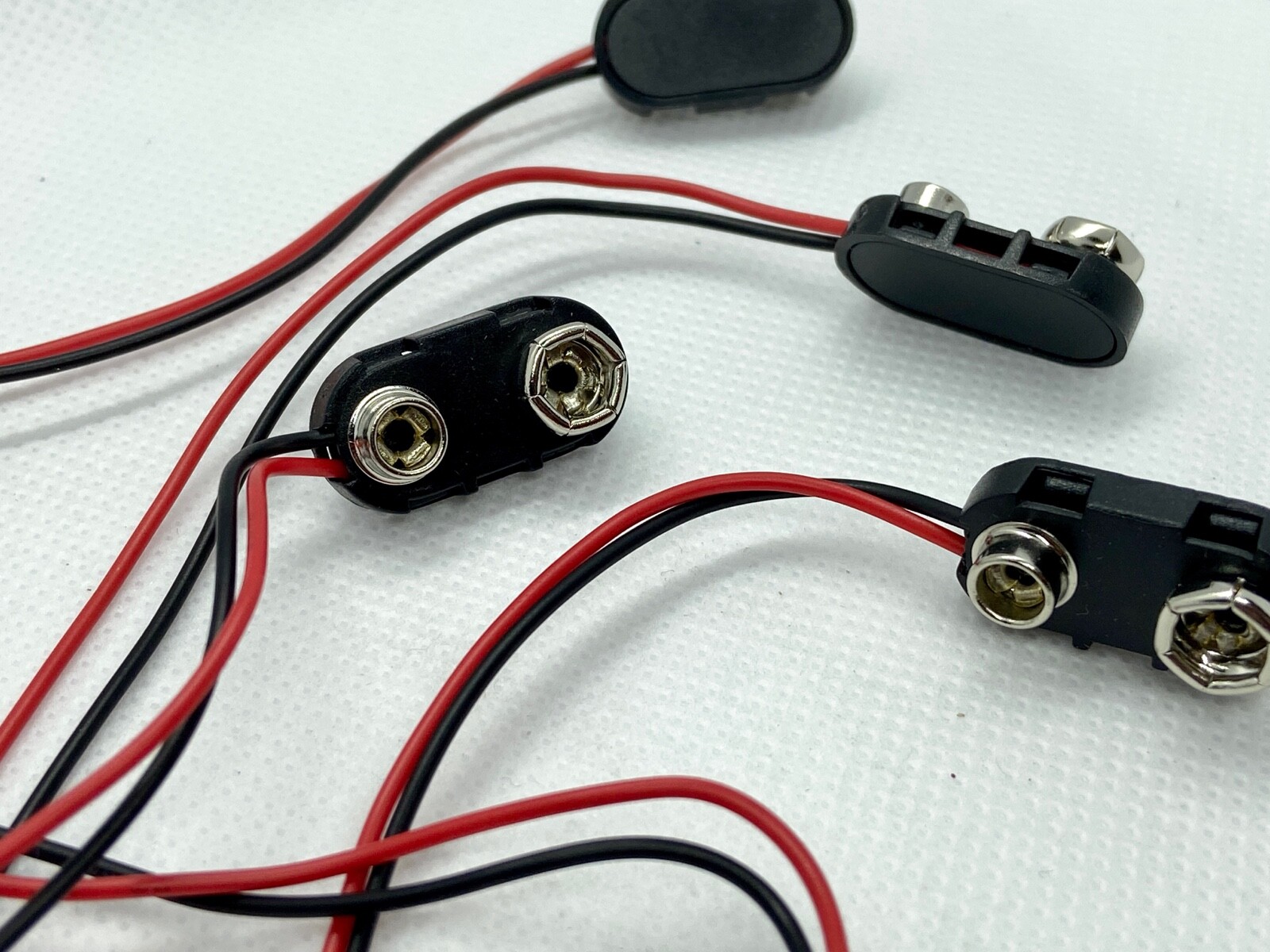 DC 9 Volt 9V SNAP ON BATTERY CLIP CONNECTOR I Type (i) Choose Quantity 1-20 pcs