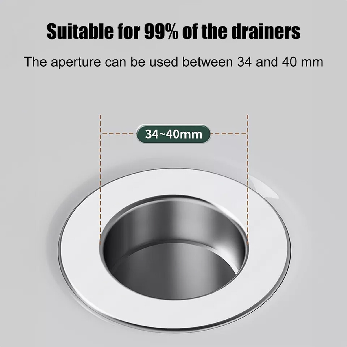 2 Pcs Bathroom Sink Stopper Hair Catcher Bathroom Pop Up Sink Drain Filter