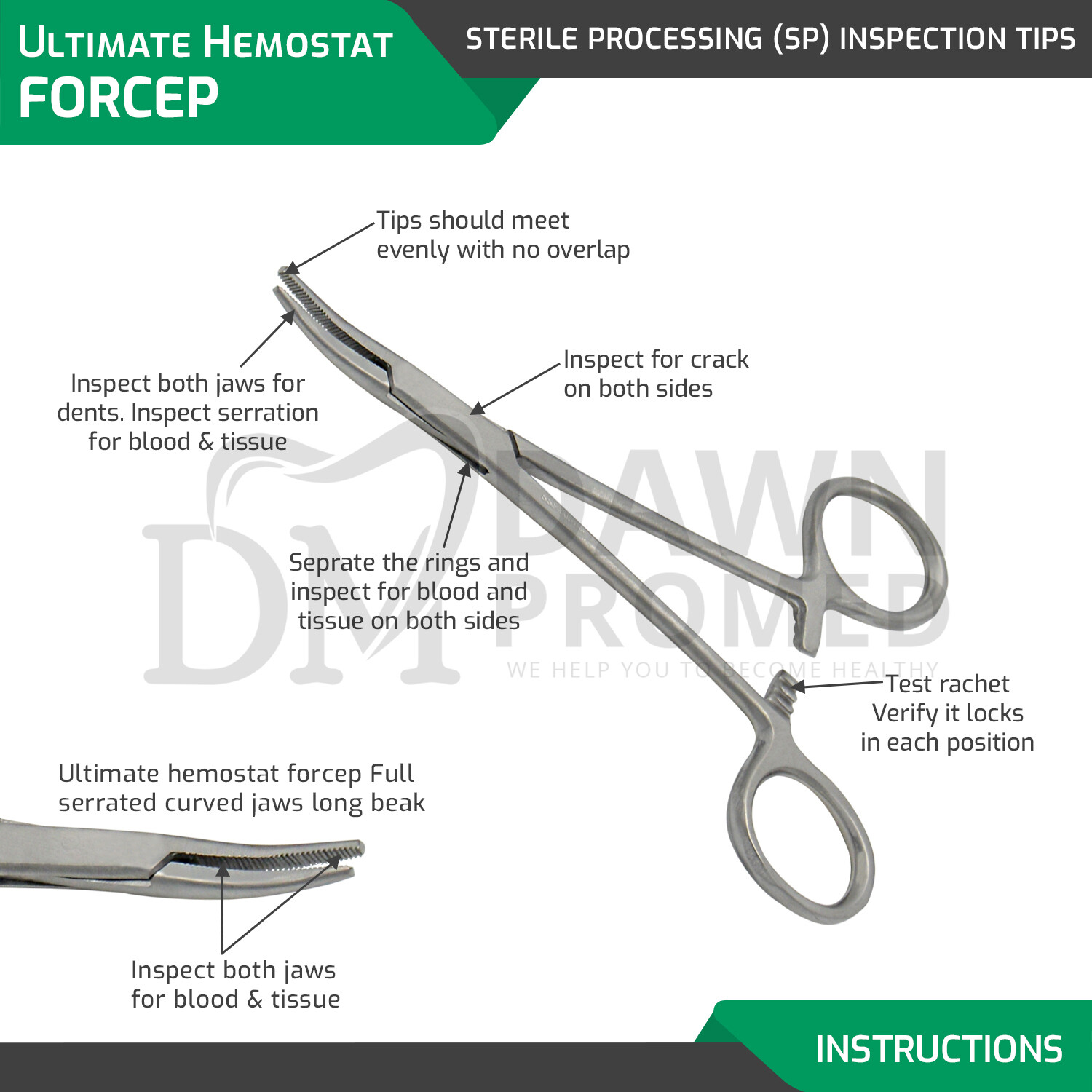 10 Pcs Mosquito Hemostat Locking Forceps 5" Curved & Straight Surgical German GR
