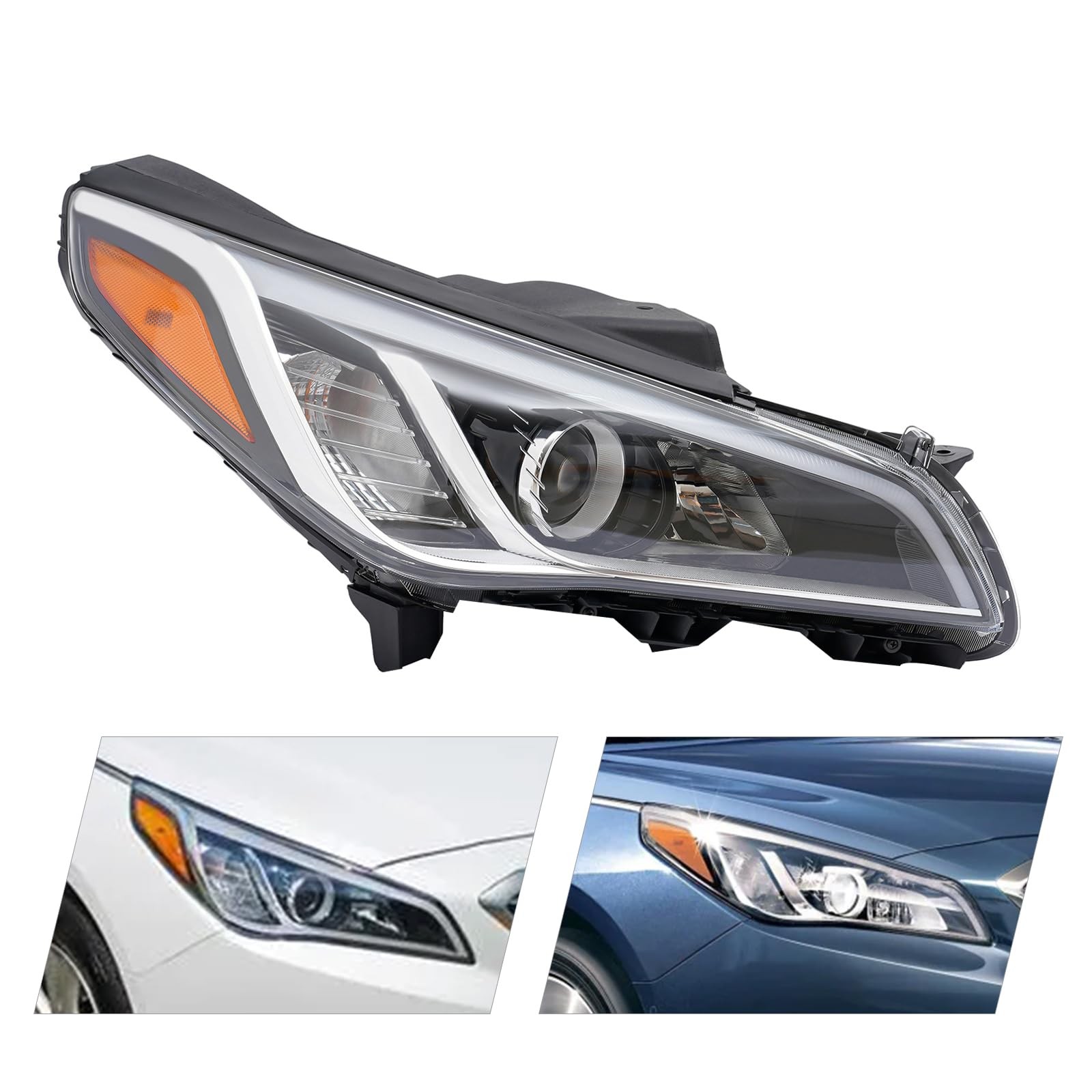 For 2015 2016 2017 Hyundai Sonata ECO/SE/GL/GLS/Sport Right Side Headlight