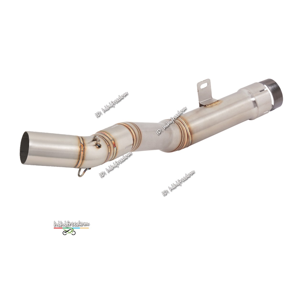 For Kawasaki Ninja ZX10R 2021-2025 Exhaust Link Pipe Slip-on 51mm Carbon Muffler