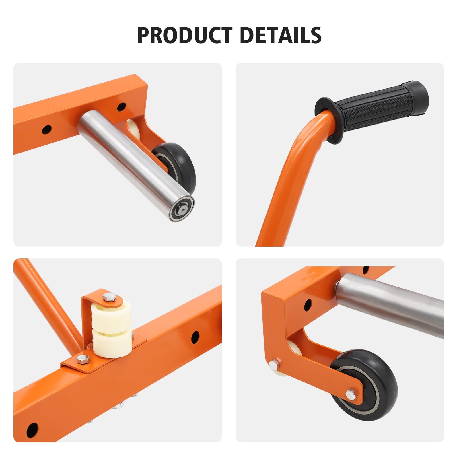 330LBS Tire Wheel Dolly Adjustable Rolling Tire Lift Tire Moving Tool forGarage