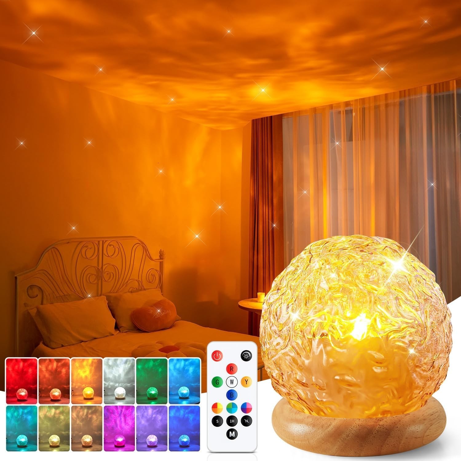 Ambient Lighting, 216 Modes Mood Lighting, 3-In-1 Sunset Lamp & Ocean Lamp & Nor