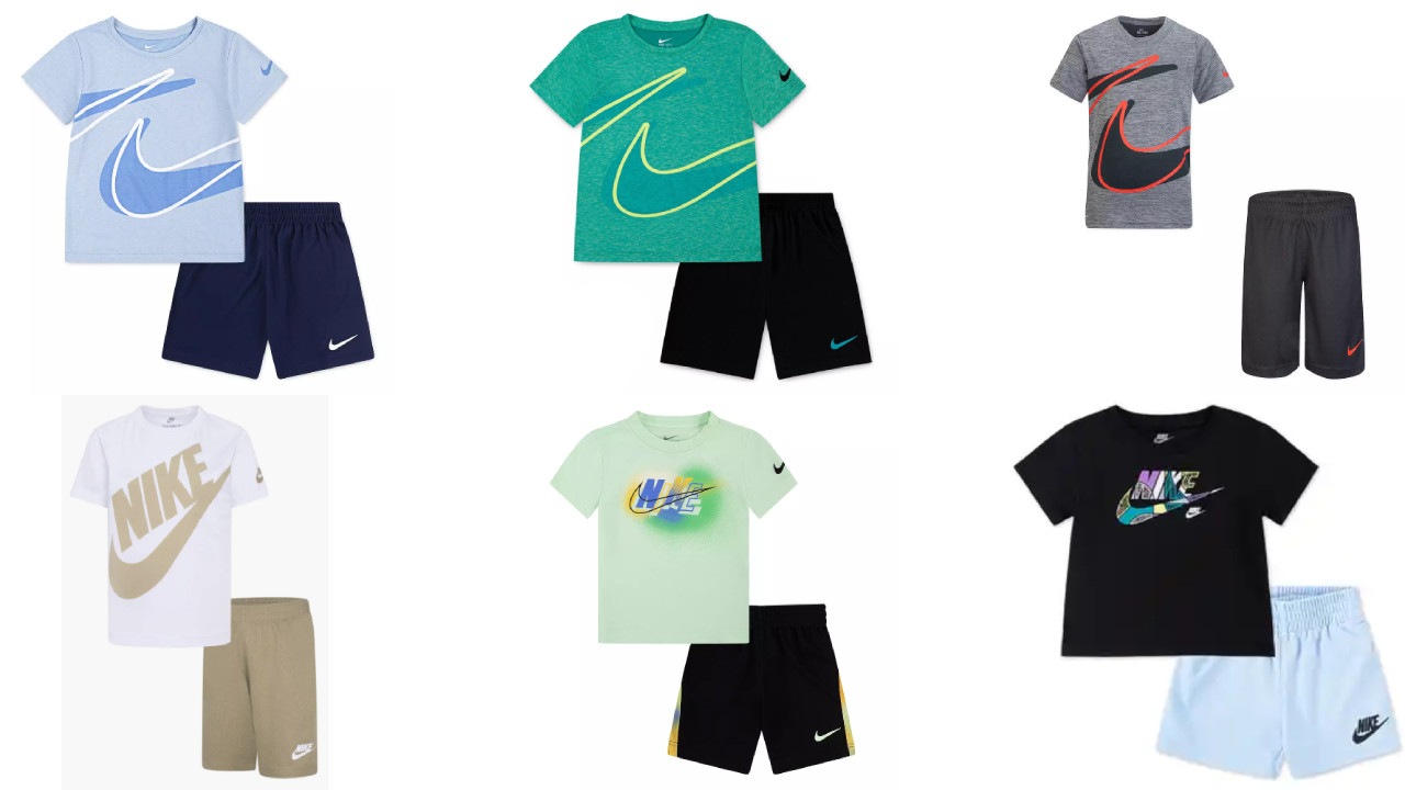 Boys 4-7 Nike Dri-FIT T-Shirt & Shorts 2-Piece Set Pick Size & Color MSRP:$40.00