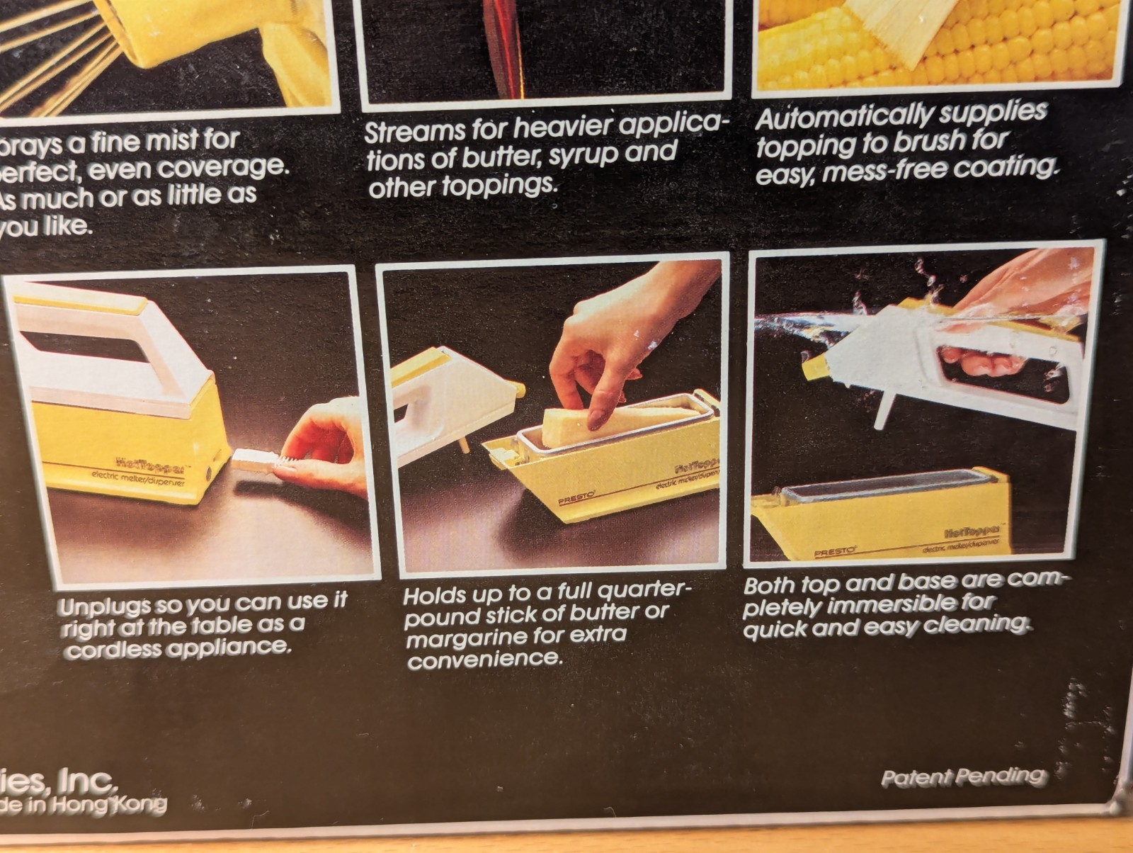 Vintage Presto Hot Topper Automatic Electric Melter Dispenser #03000 NOS