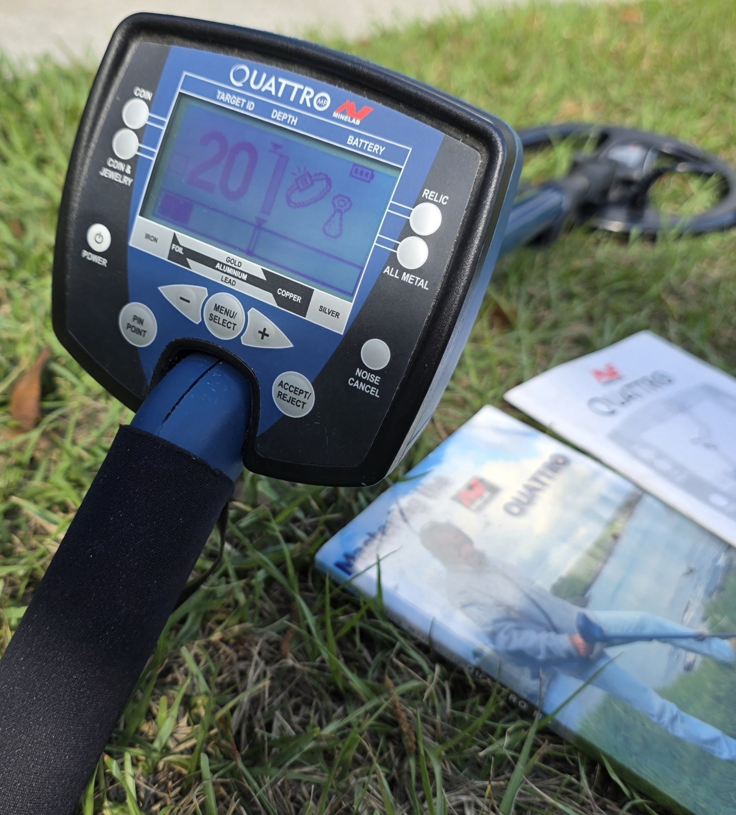 Minelab Quattro Metal Detector FBS-1050 Coil