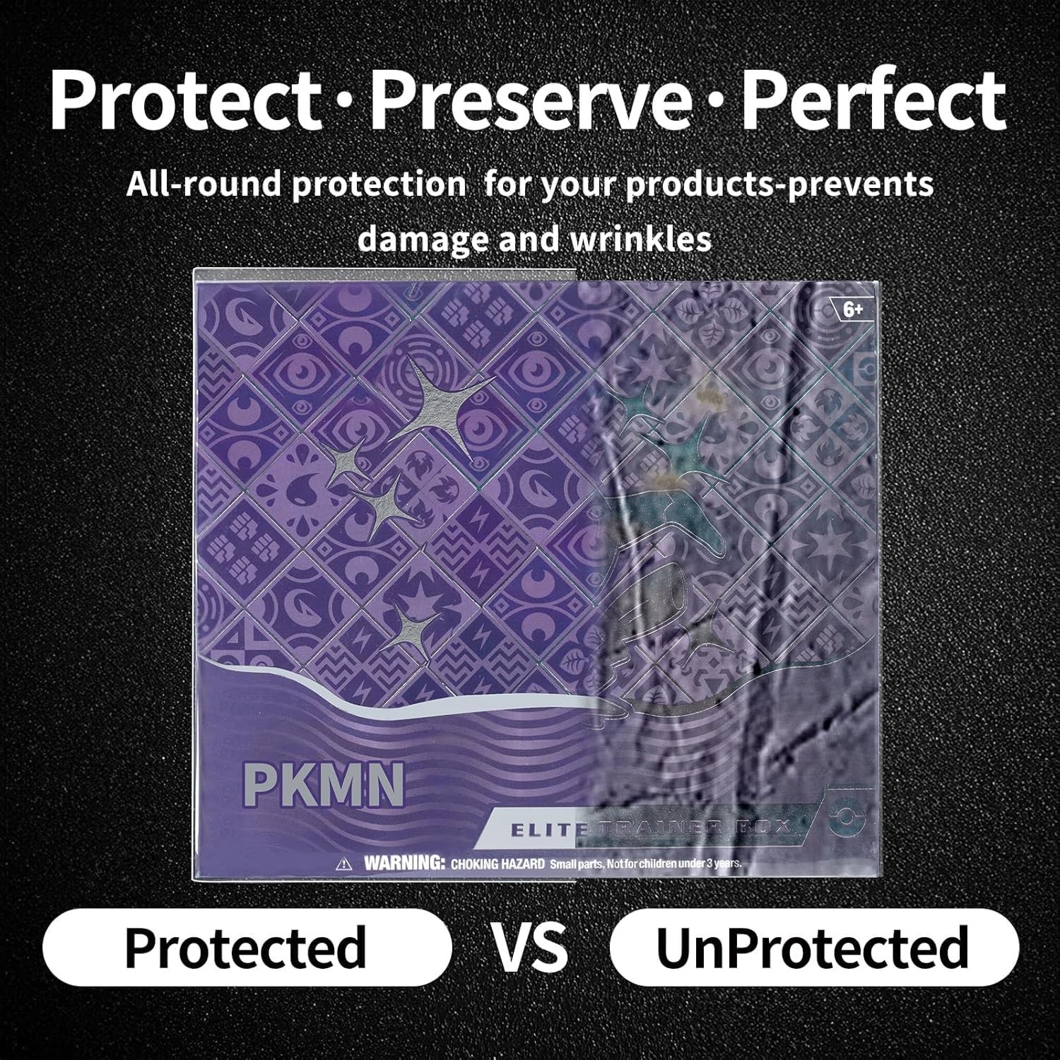 12pcs PET Plastic ETB Protector Case - Elite Trainer Box Protector - ETB Case...