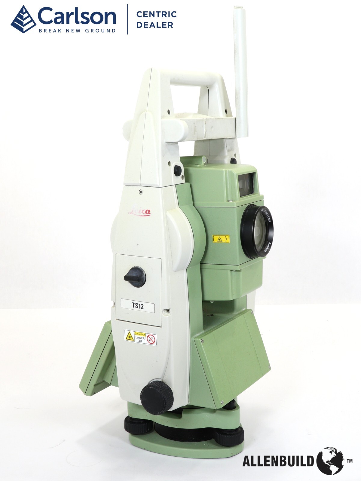 Leica TS12 R400 Robotic Total Station With a Windows Tablet Running SurvPC