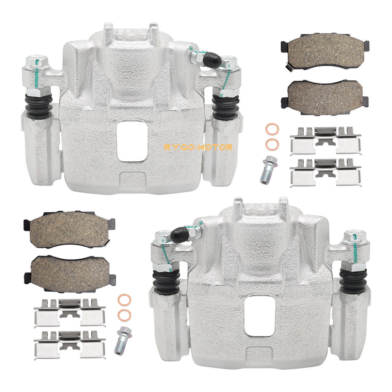 Front Brake Calipers & Pads for Honda Pioneer 700 520 500 SXS700 SXS500 SXS520