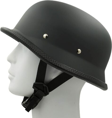 German Novelty Flat Black Helmet With Q-Release