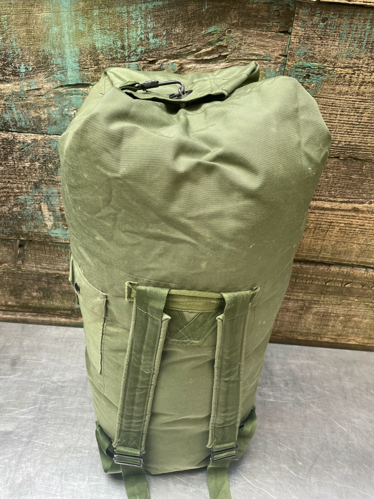 -NEW- US Military Army Duffle Duffel Bag, OD Green, HD Nylon, Top Load