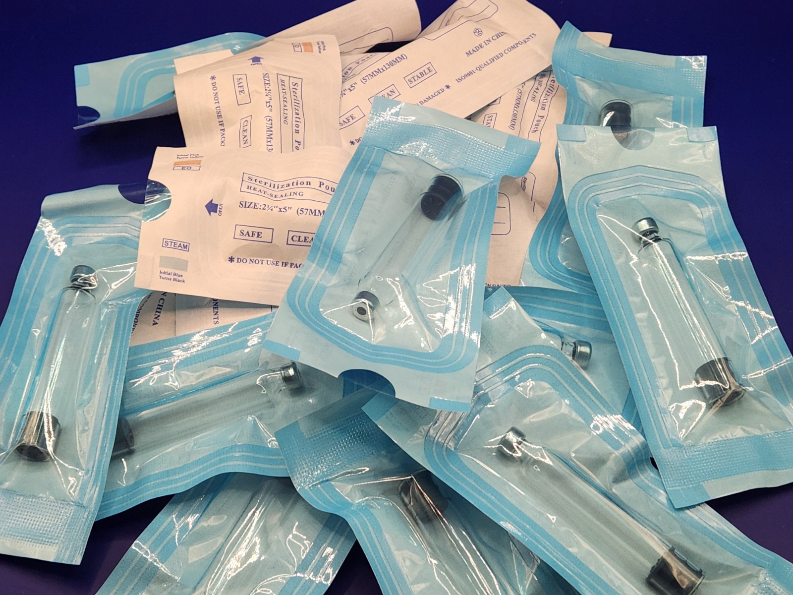 40 - Piece 3ML glass Cartridges for convenient V2 reusable  pen