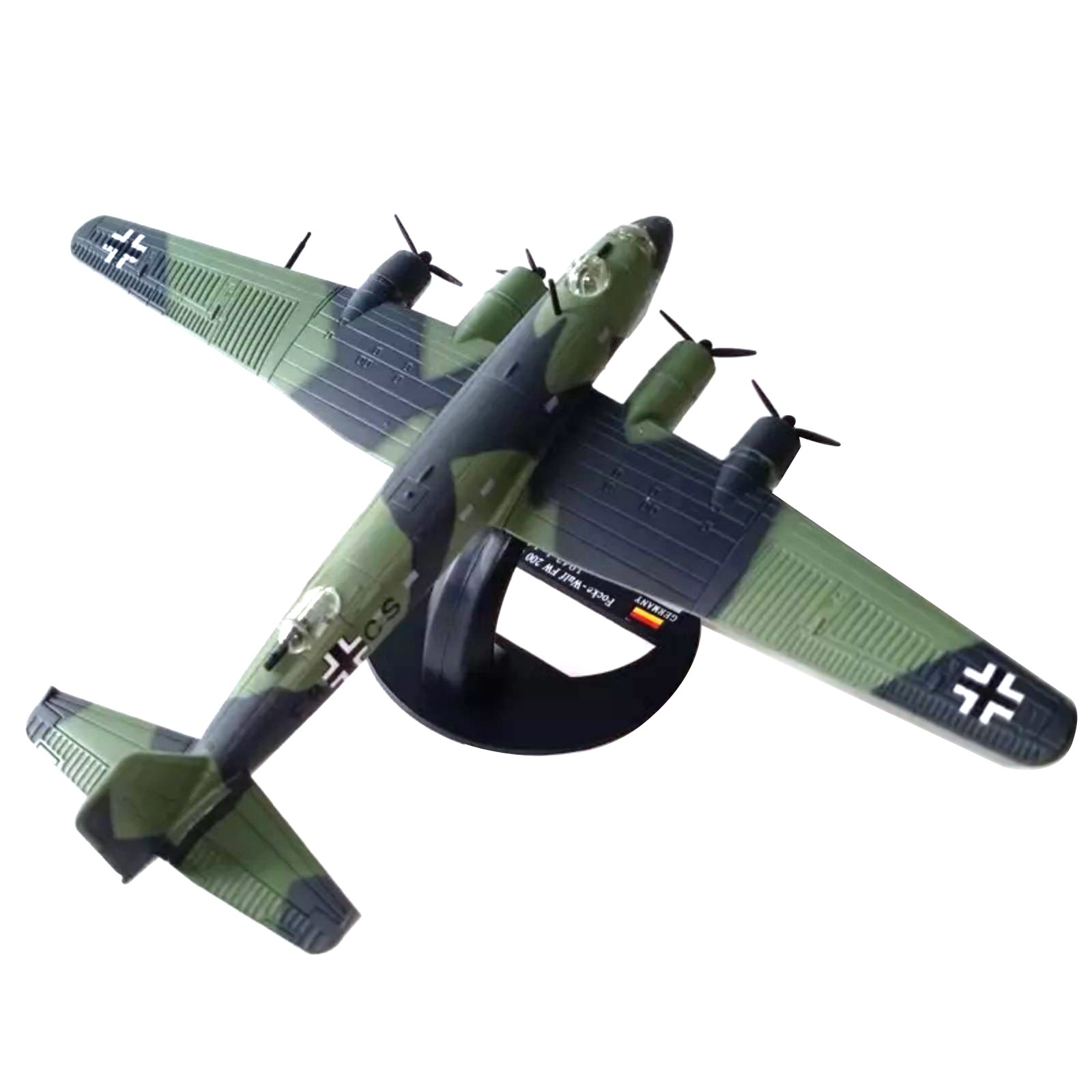 1:144 German Focke-Wulf Fw 200 Condor Aircraft Model Diecast Military Collection