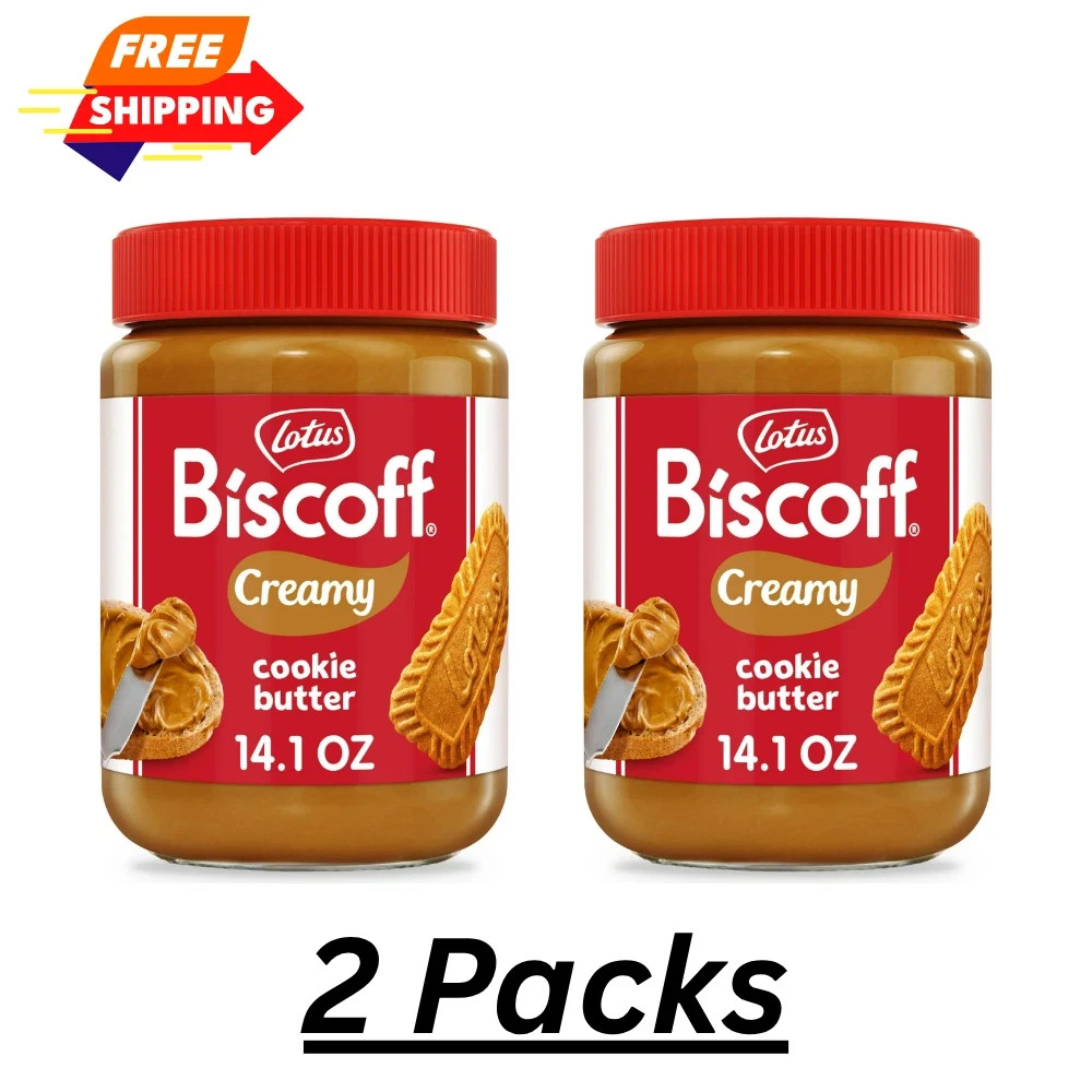 Lotus Biscoff Creamy Cookie Butter 2 Pack